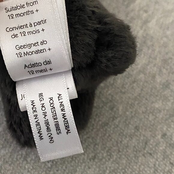 NWT Jellycat Bashful Inky Bunny Bag Charm 100% Authentic - Picture 12 of 14